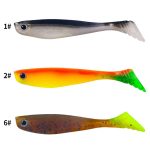 6 Stück/Packung HENGJIA T-Tail Soft Dummy Bait Süßwasser-Angelköder, 10cm 5.3g – Bild 2
