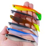 6 Stück/Packung HENGJIA T-Tail Soft Dummy Bait Süßwasser-Angelköder, 10cm 5.3g – Bild 5
