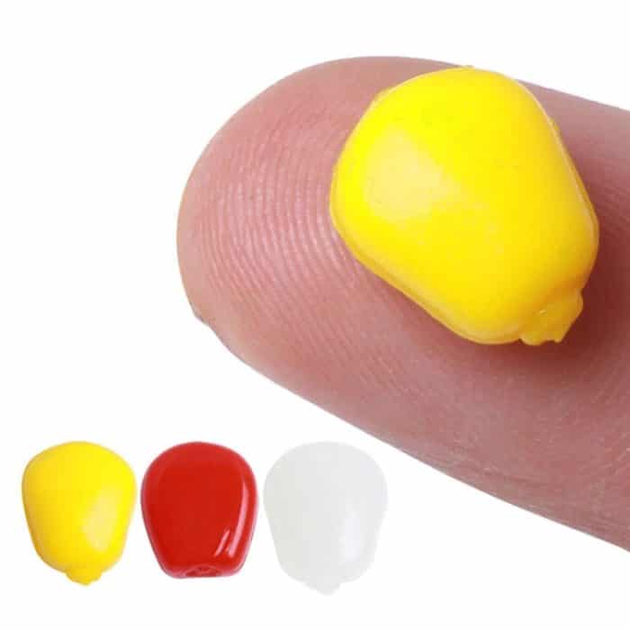 HENGJIA SO183 Schwimmender Wasser-Mais-Softbait-Kunststoff-Lua-Dummy-Köder, 50pcs /Pack – Bild 4