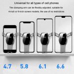 FAIK KFZ-Handyhalterung, Lüftungsschlitz, dreieckig, Schwerkraftsensor, KFZ-Handyhalterung, Black Frosted Model, Silver Frosted Model, Black Mirror Model, Silve Mirror Model – Bild 12