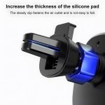 FAIK KFZ-Handyhalterung, Lüftungsschlitz, dreieckig, Schwerkraftsensor, KFZ-Handyhalterung, Black Frosted Model, Silver Frosted Model, Black Mirror Model, Silve Mirror Model – Bild 6