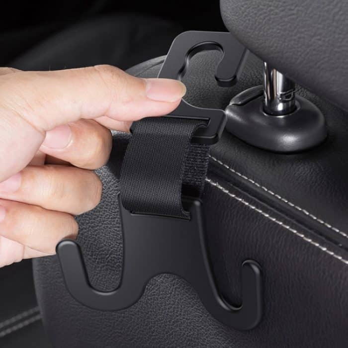 Auto-Elektro-Fahrrad-Doppelhaken-Kinderwagen, tragbare Mehrzweck-Stangenaufhänger – Bild 2