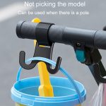 Auto-Elektro-Fahrrad-Doppelhaken-Kinderwagen, tragbare Mehrzweck-Stangenaufhänger – Bild 5