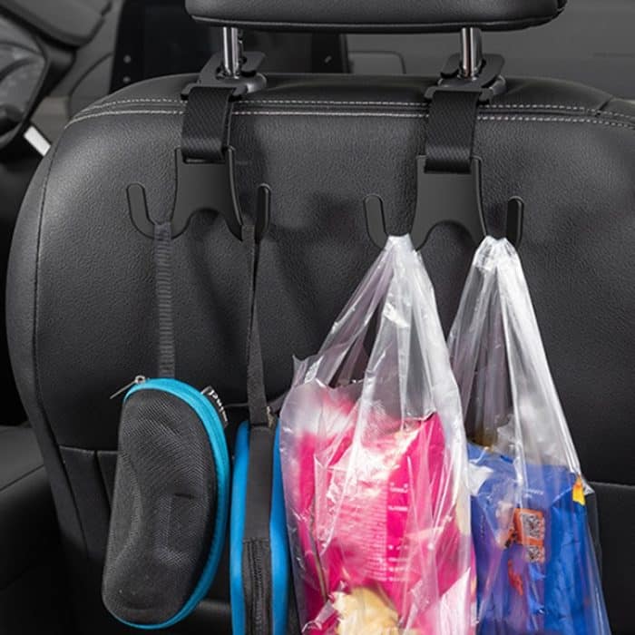 Auto-Elektro-Fahrrad-Doppelhaken-Kinderwagen, tragbare Mehrzweck-Stangenaufhänger – Bild 9