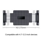 Multifunktionale Auto-Armaturenbrett-Handy-Klapphalterung, Folding Back Clip, Folding Back Clip+Plastic Oval Ball, Folding Back Clip+Metal Oval Ball, Base Screw Fixation, Suction Cup Base Type A, Suction Cup Base Type B, Suction Cup Base Type C – Bild 2