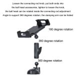 Multifunktionale Auto-Armaturenbrett-Handy-Klapphalterung, Folding Back Clip, Folding Back Clip+Plastic Oval Ball, Folding Back Clip+Metal Oval Ball, Base Screw Fixation, Suction Cup Base Type A, Suction Cup Base Type B, Suction Cup Base Type C – Bild 5