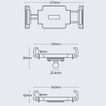Multifunktionale Auto-Armaturenbrett-Handy-Klapphalterung, Folding Back Clip, Folding Back Clip+Plastic Oval Ball, Folding Back Clip+Metal Oval Ball, Base Screw Fixation, Suction Cup Base Type A, Suction Cup Base Type B, Suction Cup Base Type C – Bild 6