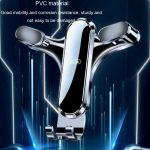 BUDK Dreieck-Schwerkraftsensor-Autotelefonhalterung, Auto-Navigationshalterung für Lüftungsschlitze, Buckle Model, Adhesive Model, Suction Cup Base Model, Bent Suction Cup Base Model, Hook Model – Bild 7