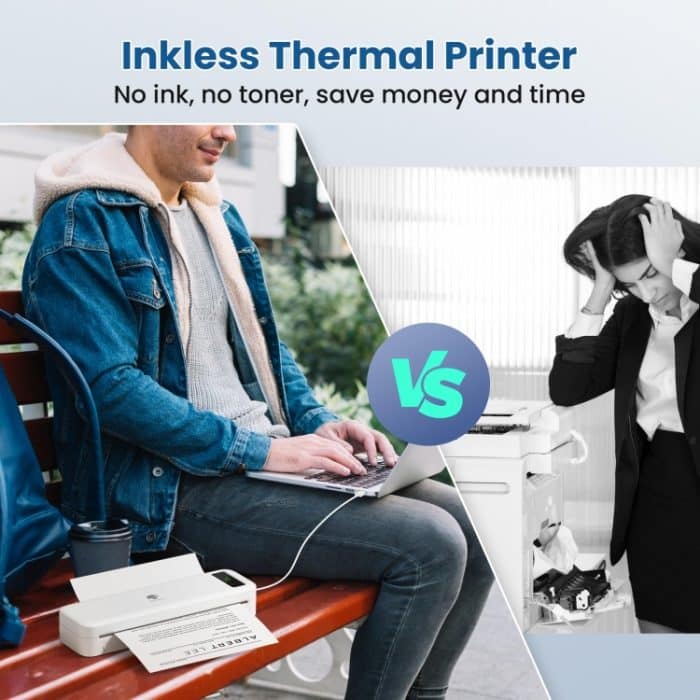 Phomemo M835 Kabelloser Bluetooth-Thermodrucker unterstützt Thermopapier in mehreren Größen – Bild 3