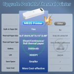 Phomemo M835 Kabelloser Bluetooth-Thermodrucker unterstützt Thermopapier in mehreren Größen – Bild 5