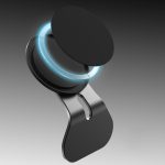 Für Tesla Modell 3/Y Automotive Magnetische Handy Halter Auto Lenkrad Navigation Halterung, Curved – Bild 2