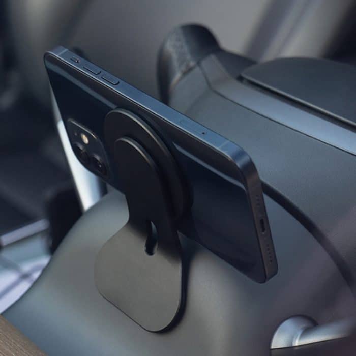 Für Tesla Modell 3/Y Automotive Magnetische Handy Halter Auto Lenkrad Navigation Halterung, Curved – Bild 7