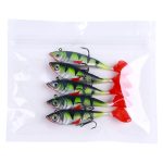 5 Stück/Packung HENGJIA SO071 T-Tail Blei Angelköder Lua Fishing Soft Bait, 8.5cm 10.6g – Bild 6