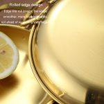 304 Edelstahl mit Doppelohr-Snack-Tablett, gebratene Hähnchenchips, kalte Gerichte, Süßigkeiten-Snacks-Tablett, 13cm Round (Silver), 15cm Round (Silver), 17cm Round (Silver), Small Square (Silver), Large Square (Silver), 13cm Round (Gold)... – Bild 4