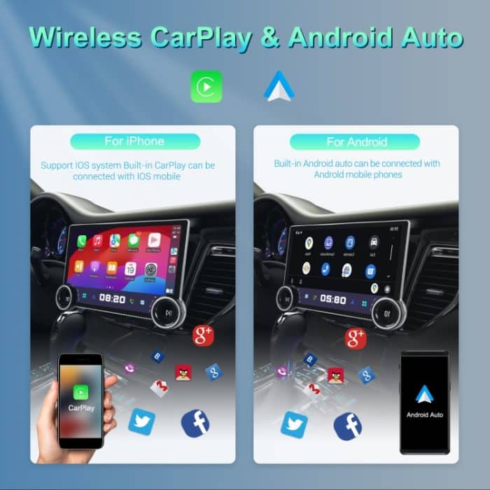 11,8 Zoll 4+64G Dual Knob Player Android Großbildnavigation Wireless CarPlay Rückfahrbild, 11.8 Inch Dual Knob – Bild 7