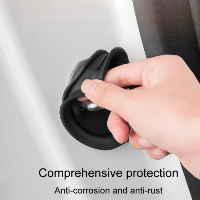 Für Tesla Model 3/Y Türverriegelungsabdeckung, geräuschloser Stoßdämpfungs-Verriegelungsclip – Bild 4