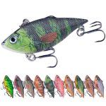 10 Farben/Set HENGJIA VI101 Bemalte VIB Dummy Lure Lua Submerged Baits, 6.4cm 8g – Bild 2