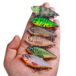 10 Farben/Set HENGJIA VI101 Bemalte VIB Dummy Lure Lua Submerged Baits, 6.4cm 8g – Bild 4
