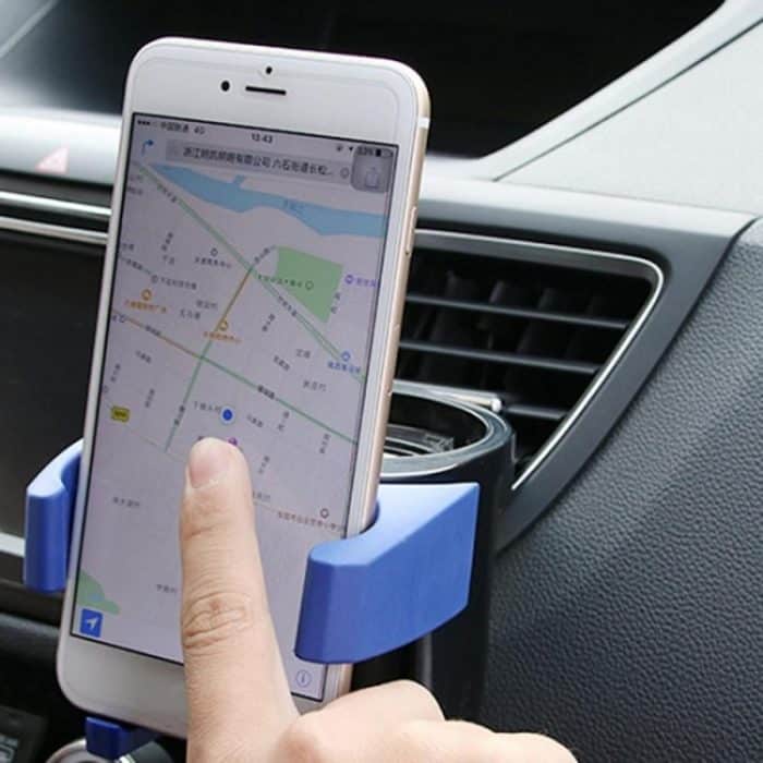 Auto-Klimaanlage, Luftauslass, Handy-Wasserbecherhalter – Bild 7