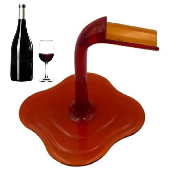 Regal für verschüttete Weinflaschen, Vitrine, Weinhalter – Bild 3