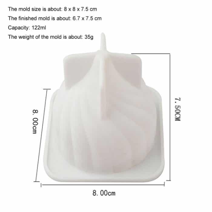 Swirl Mousse Kuchenform Schokolade Backen Französisch Dessert Zwiebelform Silikonform, GT-105 Single, GT-106 6 Cavity, GT-9 15 Cavity – Bild 7