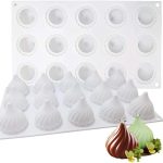 Swirl Mousse Kuchenform Schokolade Backen Französisch Dessert Zwiebelform Silikonform, GT-105 Single, GT-106 6 Cavity, GT-9 15 Cavity – Bild 5