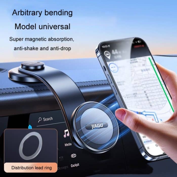 JIAGU Auto-Saugnapf-Typ Magsafe-Handyhalterung, Teleskop-Instrumententafel, Auto-Navigationsständer, Magsafe Mobile Phone Bracket – Bild 6