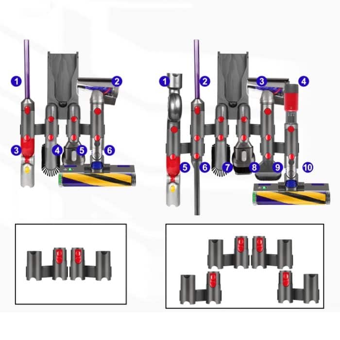 Für Dyson V7 V8 V10 V11 V12 V15 Staubsauger Lagerung Rack Verlängerung Halterung, Style 2 – Bild 4