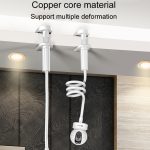 Stanzfreie Überwachungskamera-Montagehalterung, Schrank-Deckenregal, White 50cm, Black 50cm, White 110cm, Black 110cm – Bild 4