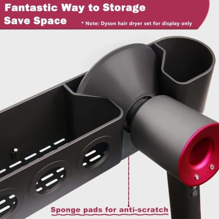 Halterung Badezimmer Aufbewahrung Organizer Regal, For Dyson Hair Dryer  HD08, For Dyson Hair Dryer HD15 – Bild 6