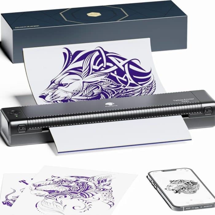 Phomemo TP81 A4 Wireless Thermodrucker Tattoo-Vorlagendrucker, TP81 Tattoo Printer – Bild 1