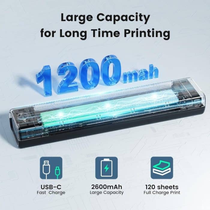 Phomemo TP81 A4 Wireless Thermodrucker Tattoo-Vorlagendrucker, TP81 Tattoo Printer – Bild 7