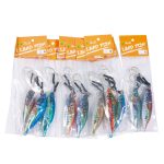 10 Farben/Set HENGJIA Eisenplatte Blei Fisch Dummy Köder langsam ankurbelnde Meeresangelköder, 30g, 40g, 60g, 80g – Bild 8