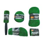 9 teile/satz Auto Detaillierung Handschuhe Lumpen Wachsen Reinigung Set, Green – Bild 3