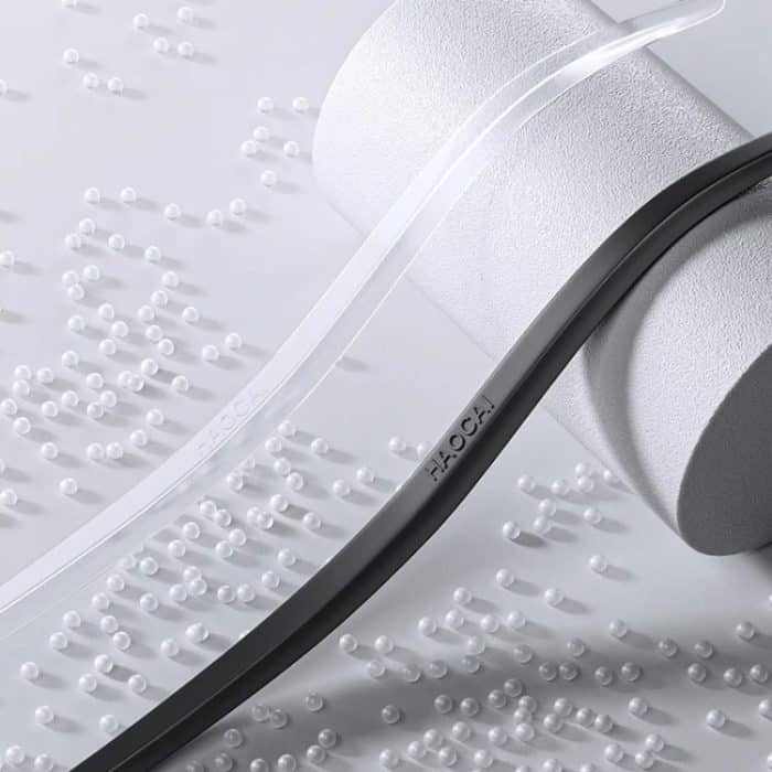 HAOCAI 40 cm Autotür-Antikollisionsstreifen Türkanten-Stoßstangenschutz, 2pcs Transparent, 2pcs Black, 4pcs Transparent, 4pcs Black, 8pcs Transparent, 8pcs Black – Bild 2