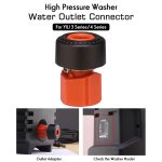 Autowaschanlage Zubehör Einlass Auslass Schnellstecker Wasserhahn Universaladapter Auslassventil, For YILI 3 / 4 Series, For YILI 5 Series, For Karcher K Series, For HELLOLEIBOO – Bild 6