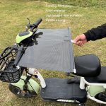 Elektrischer Fahrrad-Teleskop-Sonnenschutz-Regenschutz-Motorrad-Regenschutz, 58 x 125cm Silver, 50 x 125cm Silver, 45 x 125cm Silver, 58 x 125cm Black, 50 x 125cm Black, 45 x 125cm Black – Bild 3