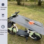 Elektrischer Fahrrad-Teleskop-Sonnenschutz-Regenschutz-Motorrad-Regenschutz, 58 x 125cm Silver, 50 x 125cm Silver, 45 x 125cm Silver, 58 x 125cm Black, 50 x 125cm Black, 45 x 125cm Black – Bild 6