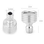 Hochdruck-Autowäsche 1/4 Schnelleinsatz Wasserlanze Edelstahl Sprinkler Anti-Spritzer, 0.3mm Hole, 0.4mm Hole, 0.5mm Hole – Bild 3