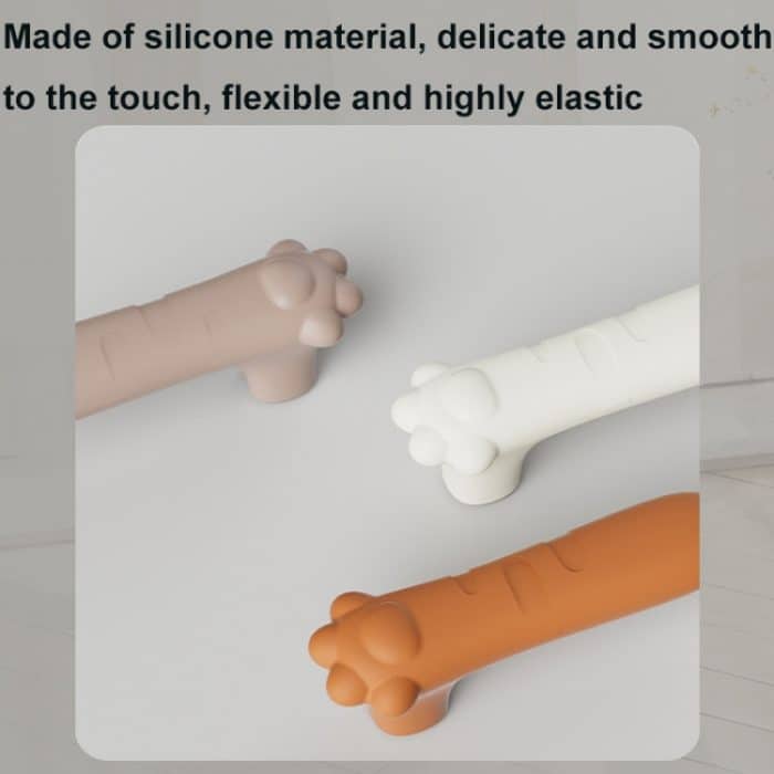 Silikon-Türgriffschutz für Kinder, kollisionssichere Türpolster, Cat Claw-Beige, Cat Claw-Brown, Cat Claw-Wood Color, Crocodile-White, Crocodile-Wood Color, Crocodile-Purple, Point-Light Pink, Point-Light Green, Point-Coffee – Bild 3