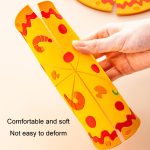 Silikonisoliertes Tischset, Pizza-förmige Schüsselmatte, PVC-Untersetzer, Small, Medium, Large – Bild 4