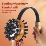 Handklopf-Fitnesshammer, Doppelkopf-Meridian-Massagehammer, Round – Bild 5