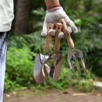 Gartenpflanz-Schaufelwerkzeuge, verdickter Holzgriff, Gartenset, Large Shovel, Small Shovel, Triple Fork, Wire Rake, Picker – Bild 6