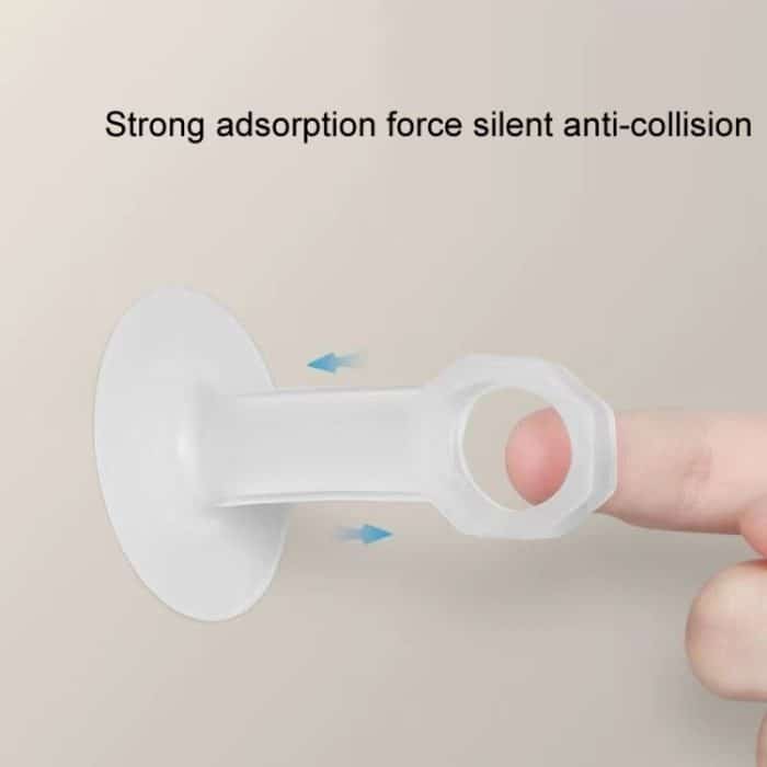 Transparente Antikollisions-Silikonschutzhülle für Fenstertürgriffe, 6pcs, 8pcs – Bild 2