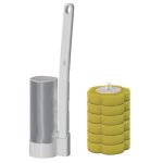 Einweg-Toilettenbürste, auflösendes Ersatzbürsten-Toilettenreinigungsset, With 6pcs Marine Scent Brush Heads, With 6pcs Lemon Scent Brush Heads, With 6pcs Lavender Scent Brush Heads