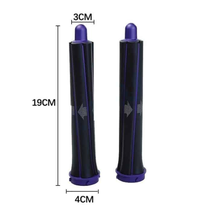 Für Dyson Haartrockner Lockenstab Zubehör, 1pc Long Barrel Purple, 1pair Long Barrels Purple, 1pc Long Barrel +1 Adapter Purple, 1pair Long Barrels +2 Adapters Purple – Bild 4