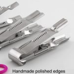 2 Stück Edelstahl Kuchen Spitze Clip Gebäck Kuchen Klemme Backwerkzeuge, C105-1 Triangle – Bild 5