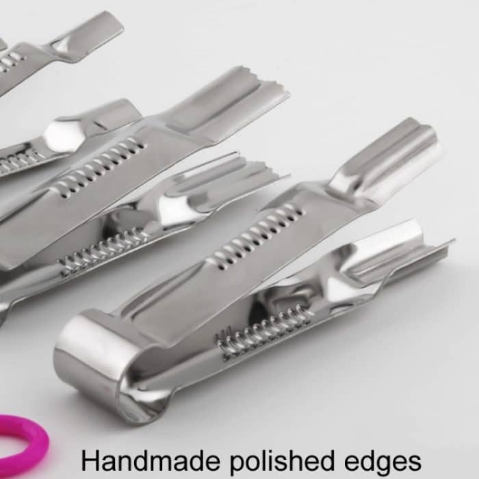 2 Stück Edelstahl Kuchen Spitze Clip Gebäck Kuchen Klemme Backwerkzeuge, C105-1 Triangle – Bild 5