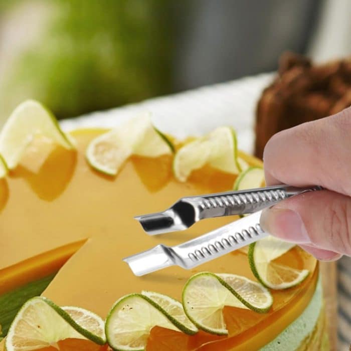 2 Stück Edelstahl Kuchen Spitze Clip Gebäck Kuchen Klemme Backwerkzeuge, C105-1 Triangle – Bild 7