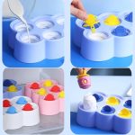 Astronaut Silikon Eisform Hausgemachte DIY Popsicle Eis Cartoon Form – Bild 5